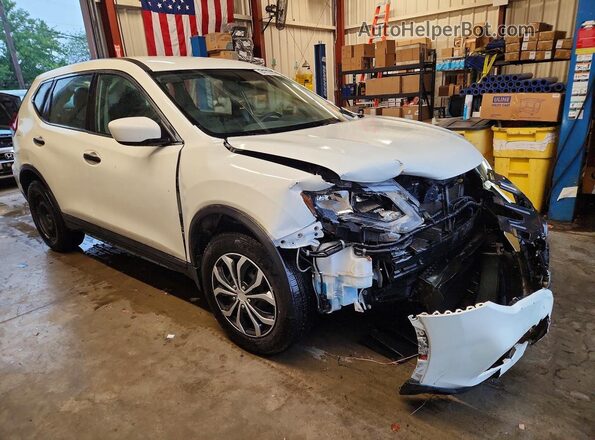 5N1AT2MV3HC784564 2017 NISSAN ROGUE Белый Передняя правая четверть