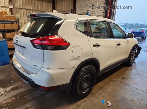 5N1AT2MV3HC784564 2017 NISSAN ROGUE Белый Задняя правая четверть