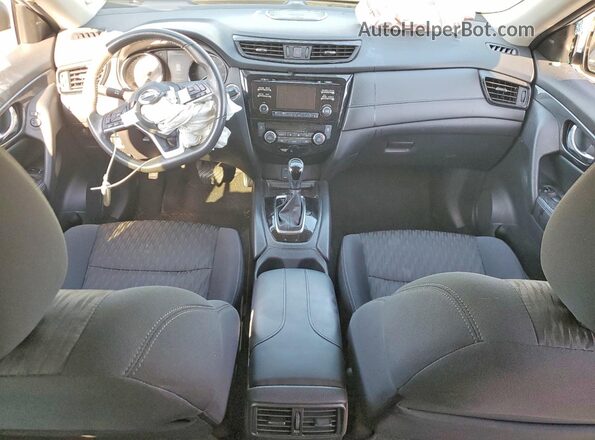 5N1AT2MV3HC845766 2017 NISSAN ROGUE Silver Вид панелі приладів