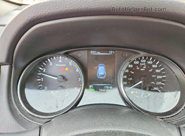 5N1AT2MV3HC862552 2017 NISSAN ROGUE Blue Vista del cuadro de instrumentos