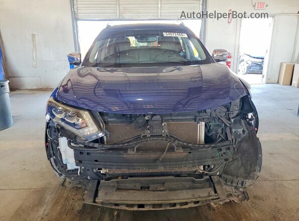 5N1AT2MV3HC885670 2017 NISSAN ROGUE Blue Front view