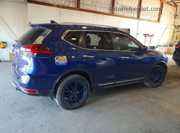 5N1AT2MV3HC885670 2017 NISSAN ROGUE Blue Rear right