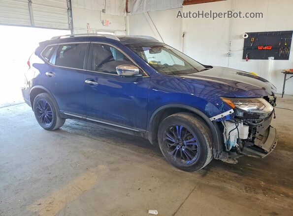 5N1AT2MV3HC885670 2017 NISSAN ROGUE Blue Front right
