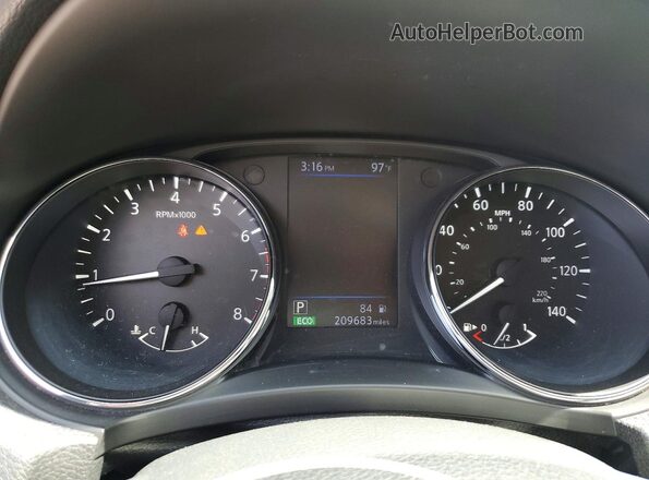 5N1AT2MV3JC811509 2018 NISSAN ROGUE Silver Instrument cluster view