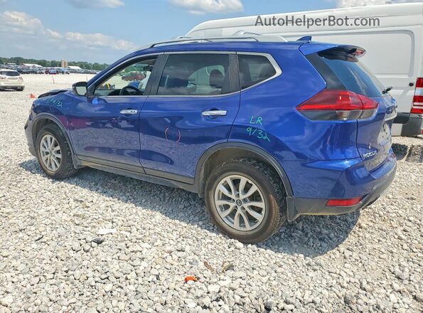 5N1AT2MV3JC827130 2018 NISSAN ROGUE Blue Задня ліва чверть