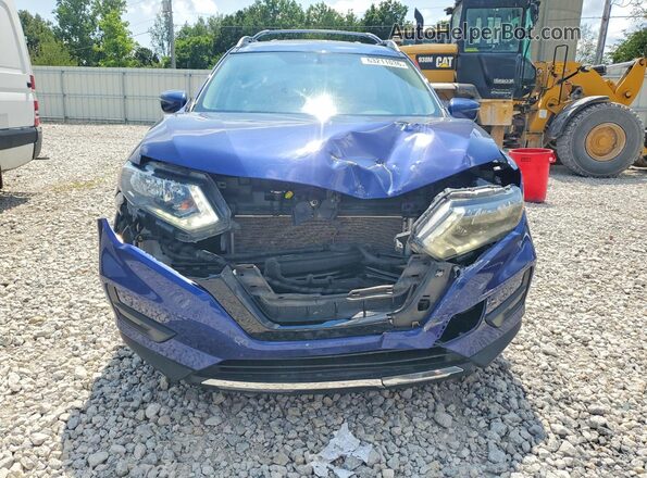 5N1AT2MV3JC827130 2018 NISSAN ROGUE Blue Вид спереду