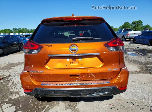 5N1AT2MV3KC712660 2019 NISSAN ROGUE Orange უკანა ხედი