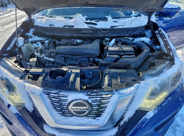 5N1AT2MV3KC722637 2019 NISSAN ROGUE Blue Вид підкапотного простору