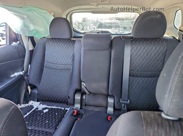 5N1AT2MV3KC722637 2019 NISSAN ROGUE Blue Вид задніх сидінь