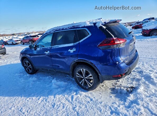 5N1AT2MV3KC722637 2019 NISSAN ROGUE Blue Задня ліва чверть