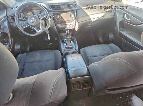 5N1AT2MV3KC722637 2019 NISSAN ROGUE Blue Вид панелі приладів
