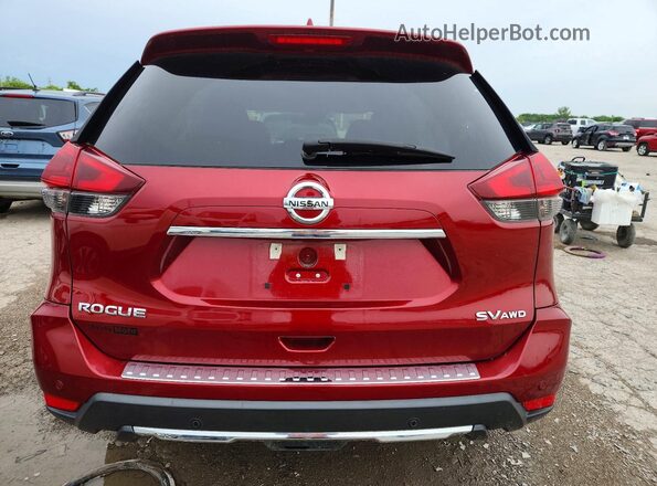 5N1AT2MV3KC766783 2019 NISSAN ROGUE Burgundy Vista trasera