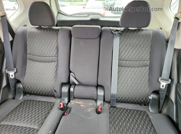 5N1AT2MV3KC766783 2019 NISSAN ROGUE Burgundy Vista de los asientos traseros