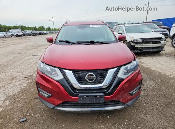 5N1AT2MV3KC766783 2019 NISSAN ROGUE Burgundy Vista frontal