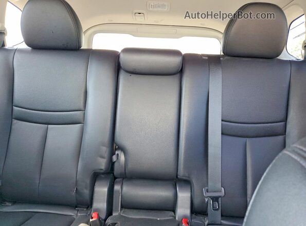 5N1AT2MV3KC787262 2019 NISSAN ROGUE White Вид задніх сидінь