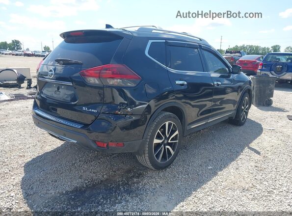 5N1AT2MV3KC823242 2019 NISSAN ROGUE Черный Задняя правая четверть