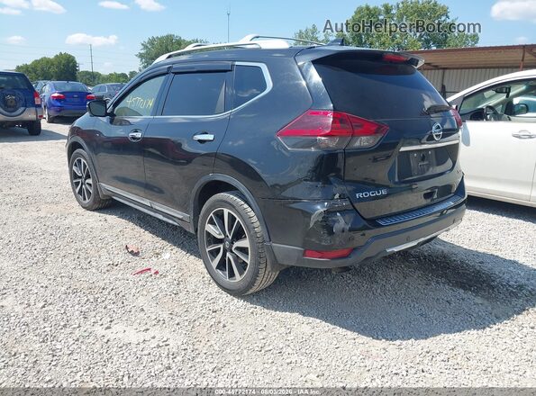 5N1AT2MV3KC823242 2019 NISSAN ROGUE Черный Задняя левая четверть