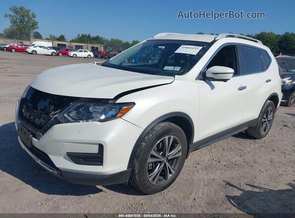 5N1AT2MV3KC826075 2019 NISSAN ROGUE White Vista tres cuartos delantera izquierda