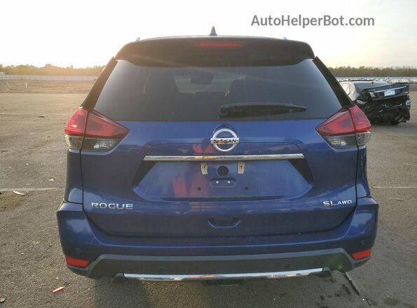 5N1AT2MV3LC746776 2020 NISSAN ROGUE Blue უკანა ხედი