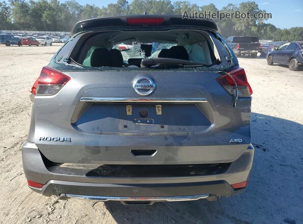 5N1AT2MV3LC810993 2020 NISSAN ROGUE Gray Widok z tyłu
