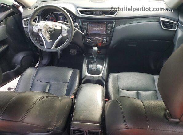 5N1AT2MV4GC751443 2016 NISSAN ROGUE Black Առջևի վահանակի տեսք