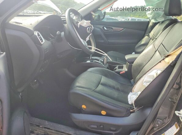 5N1AT2MV4GC751443 2016 NISSAN ROGUE Black Սալոնի դիմացի տեսք