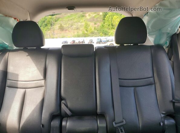 5N1AT2MV4GC751443 2016 NISSAN ROGUE Black Հետևի նստատեղերի տեսք