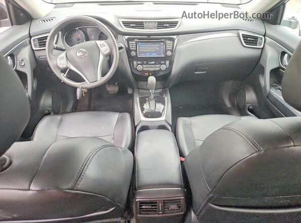 5N1AT2MV4GC795569 2016 NISSAN ROGUE Синий Вид панели приборов