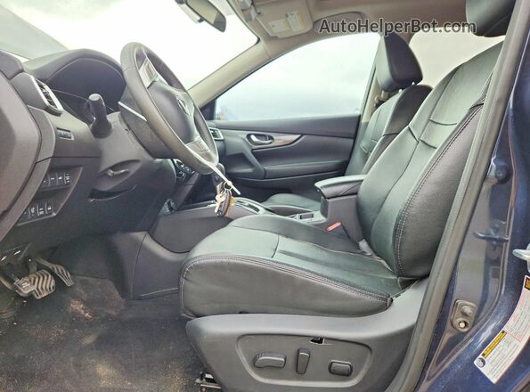 5N1AT2MV4GC795569 2016 NISSAN ROGUE Синий Вид салона спереди