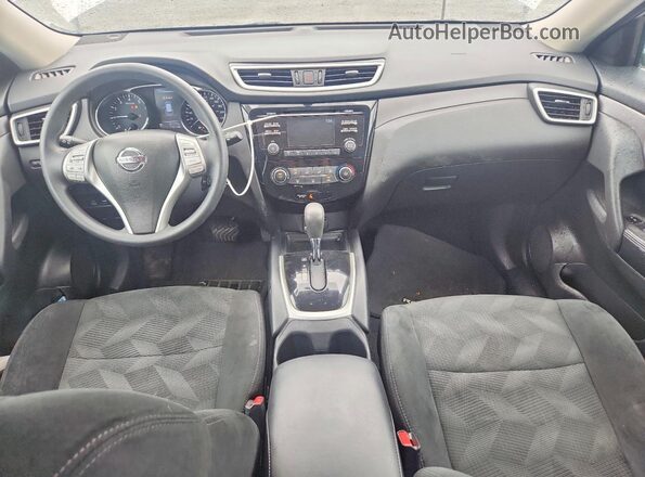 5N1AT2MV4GC803962 2016 NISSAN ROGUE Silver Widok deski rozdzielczej