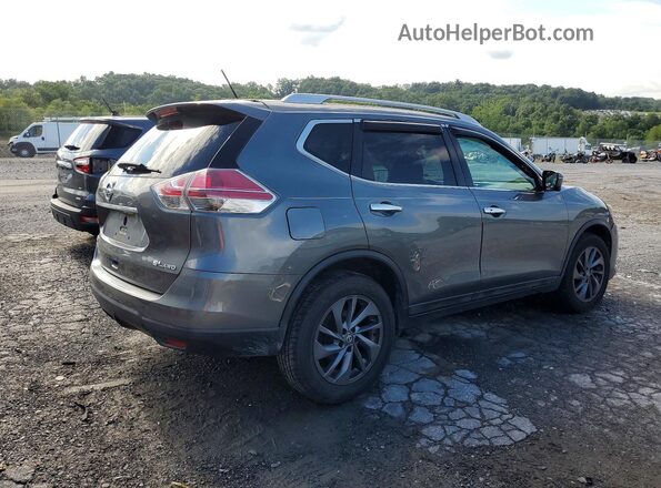 5N1AT2MV4GC809437 2016 NISSAN ROGUE Gray უკანა მარჯვენა
