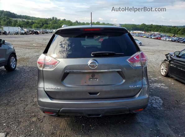 5N1AT2MV4GC809437 2016 NISSAN ROGUE Gray უკანა ხედი