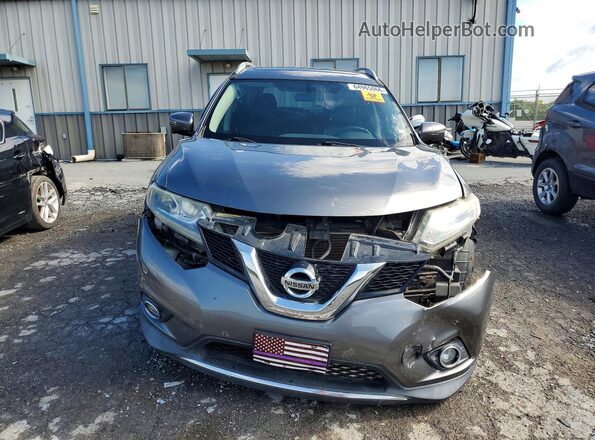 5N1AT2MV4GC809437 2016 NISSAN ROGUE Gray წინა ხედი