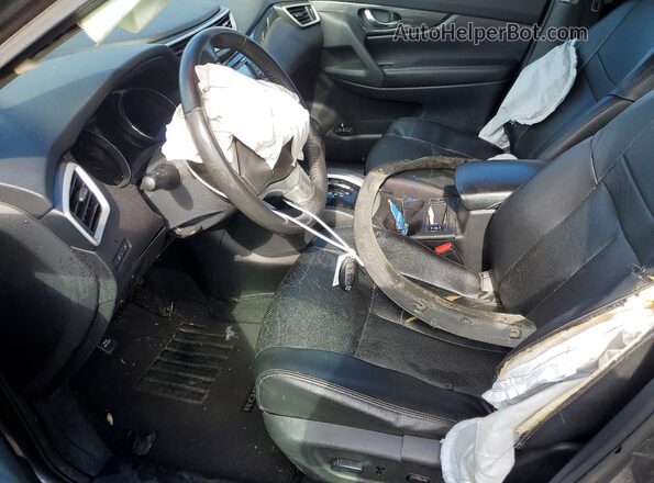 5N1AT2MV4GC809437 2016 NISSAN ROGUE Gray წინა სალონის ხედი