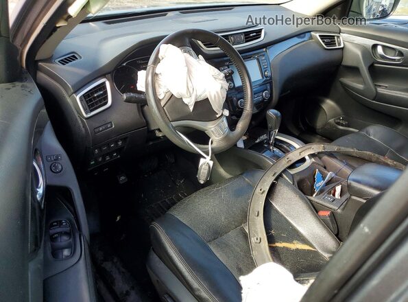 5N1AT2MV4GC809437 2016 NISSAN ROGUE Gray წინა პანელის ხედი
