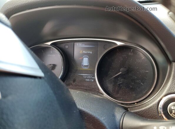 5N1AT2MV4GC809437 2016 NISSAN ROGUE Gray ხელსაწყოთა პანელის ხედი