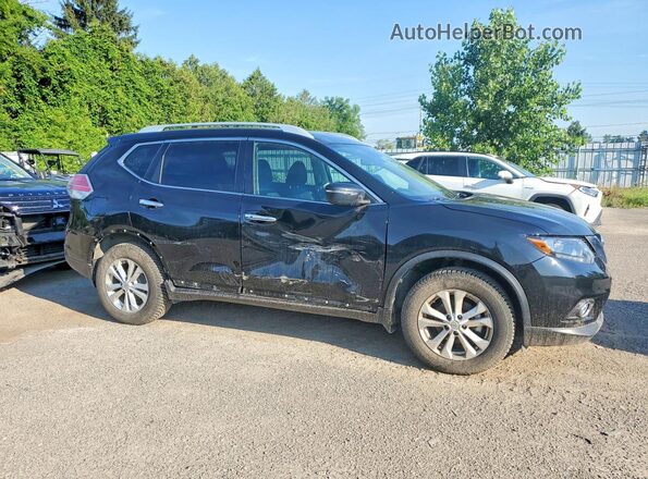 5N1AT2MV4GC831504 2016 NISSAN ROGUE Black Передня права чверть