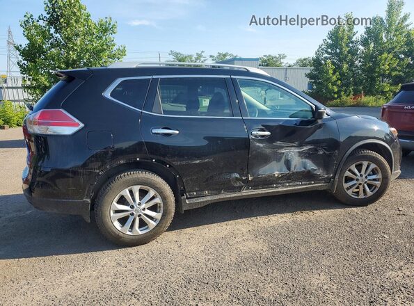 5N1AT2MV4GC831504 2016 NISSAN ROGUE Black Задня права чверть