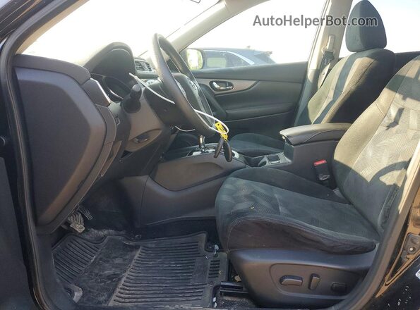5N1AT2MV4GC831504 2016 NISSAN ROGUE Black Вид салону спереду