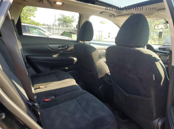5N1AT2MV4GC831504 2016 NISSAN ROGUE Black Вид задньої частини салону