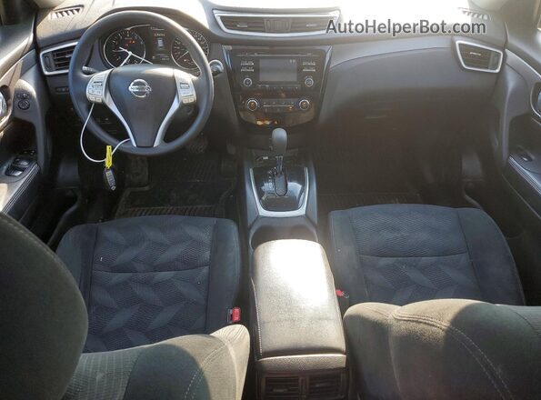 5N1AT2MV4GC831504 2016 NISSAN ROGUE Black Вид панелі приладів