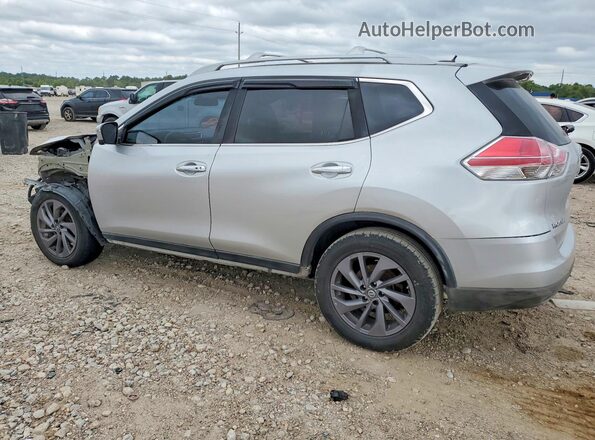 5N1AT2MV4GC864129 2016 NISSAN ROGUE Серебряный Задняя левая четверть