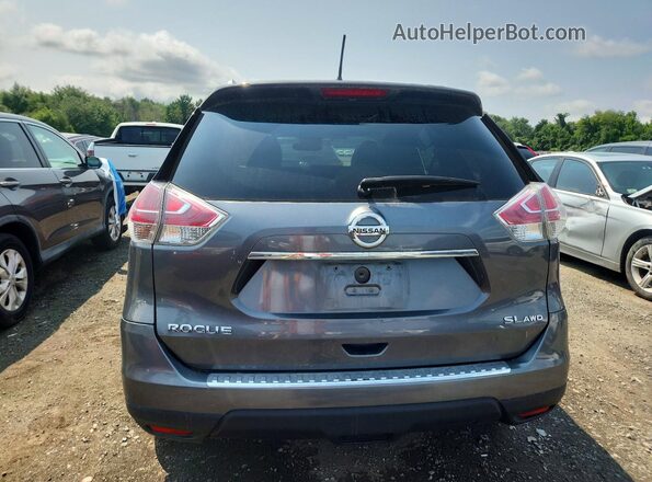 5N1AT2MV4GC884350 2016 NISSAN ROGUE Gray Вид ззаду