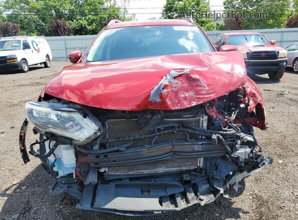 5N1AT2MV4HC741349 2017 NISSAN ROGUE Red Вид спереду