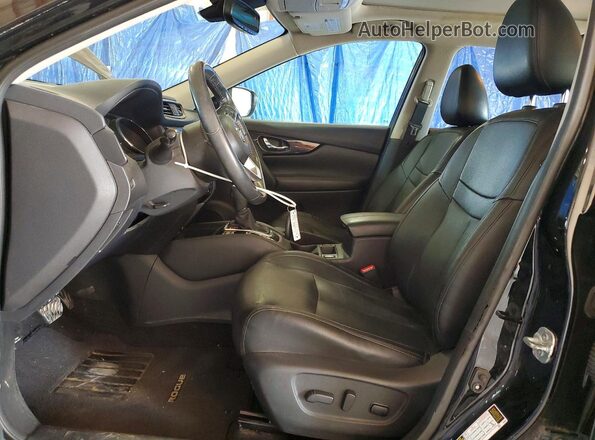 5N1AT2MV4HC742534 2017 NISSAN ROGUE Black Front interior view