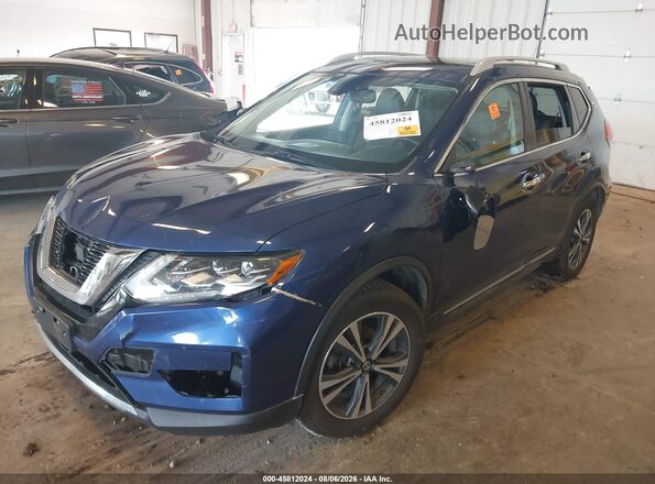 5N1AT2MV4HC745496 2017 NISSAN ROGUE Blue Front left