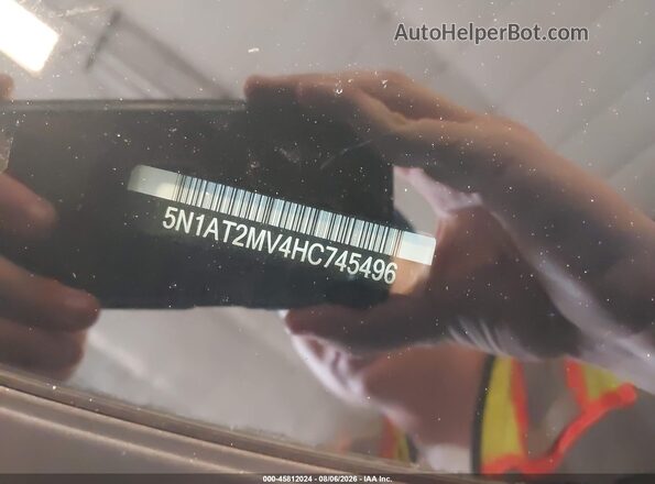 5N1AT2MV4HC745496 2017 NISSAN ROGUE Blue Engine compartment view