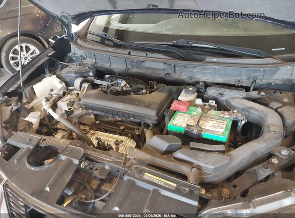 5N1AT2MV4HC745496 2017 NISSAN ROGUE Blue Rear view