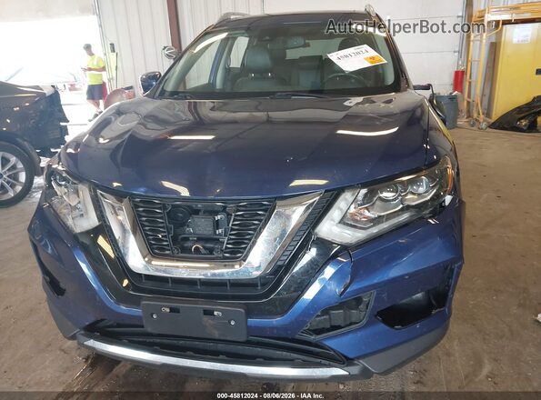 5N1AT2MV4HC745496 2017 NISSAN ROGUE Blue Front view