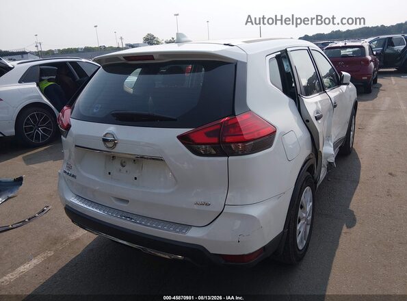 5N1AT2MV4HC785805 2017 NISSAN ROGUE Белый Задняя правая четверть